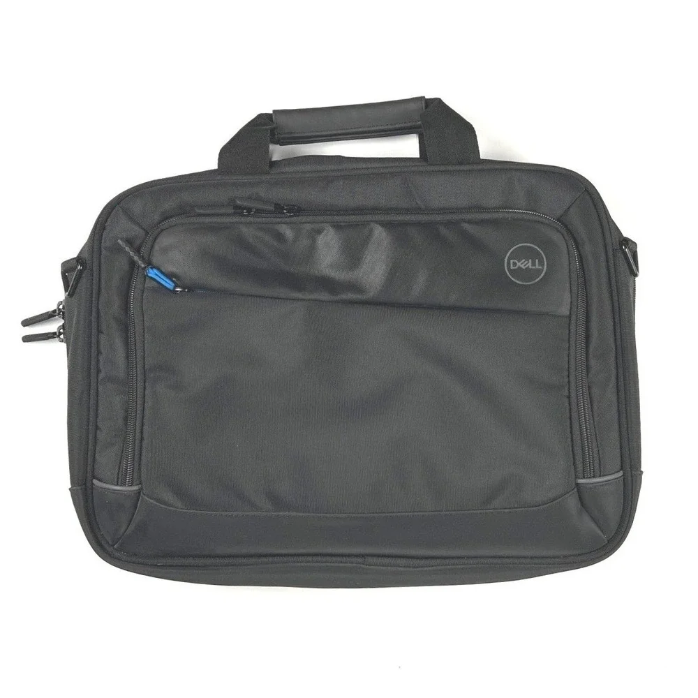 Dell Laptop Bag Briefcase Black Padded Computer Case‎ Shoulder Strap NWOT